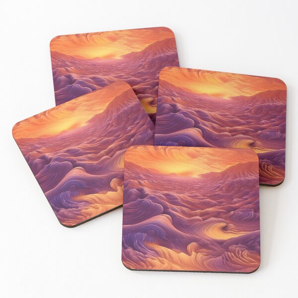 Item preview, Martian Waves – Seamless designed and sold by GalacticLabs.