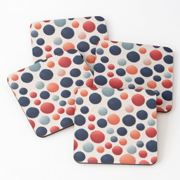 Item preview, Fabric and embroidered circles. vintage 3d designed and sold by SBD-Shop.