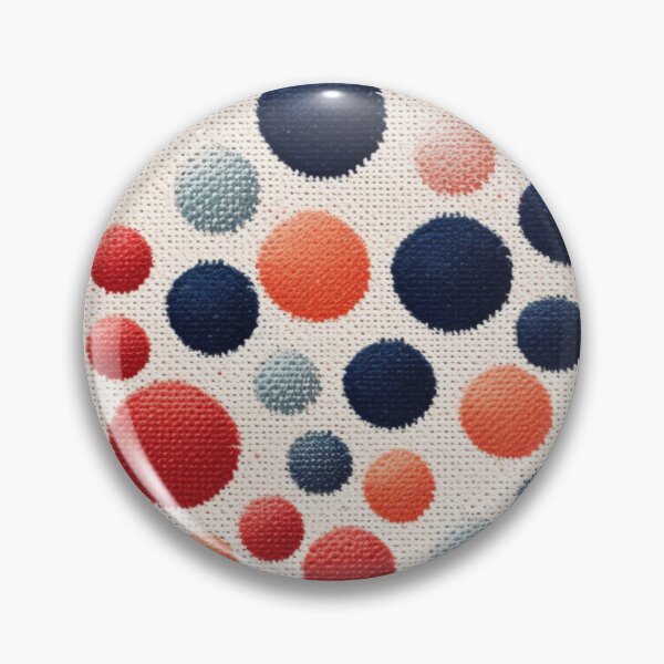 Item preview, Fabric and embroidered circles. vintage 3d designed and sold by SBD-Shop.