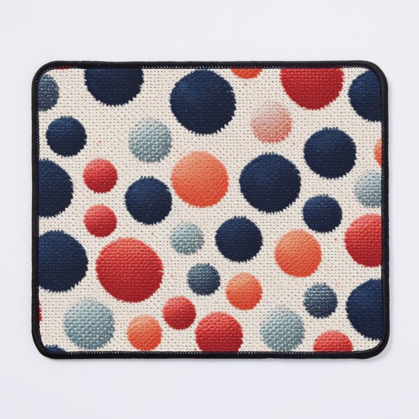 Item preview, Fabric and embroidered circles. vintage 3d designed and sold by SBD-Shop.