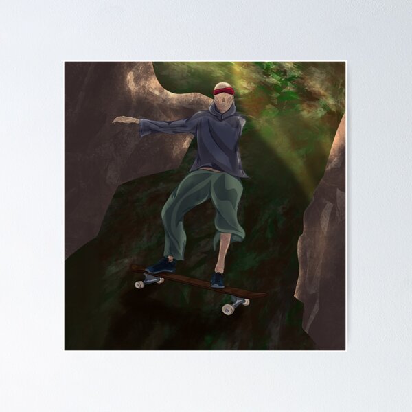 Item preview, Skeleton Skateboarding designed and sold by Flora Aya Artwork.