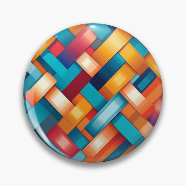 Item preview, Woven Color Planes: Vibrant Artwork Print designed and sold by Loftninjas.