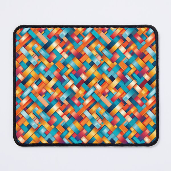 Item preview, Woven Color Planes: Vibrant Artwork Print designed and sold by Loftninjas.