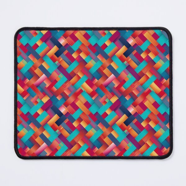 Item preview, Woven Color Planes: Vibrant Artwork Print designed and sold by Loftninjas.