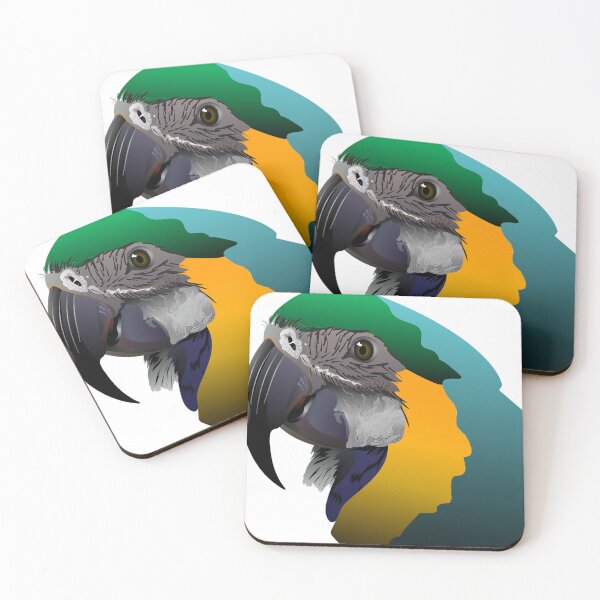 Item preview, Portrait green parrot with sharp beak designed and sold by LoyceArms33.