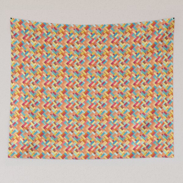 Item preview, Woven Color Planes: Vibrant Artwork Print designed and sold by Loftninjas.