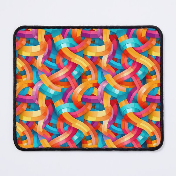 Item preview, Woven Color Planes: Vibrant Artwork Print designed and sold by Loftninjas.