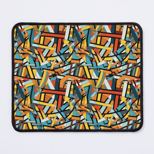 Item preview, Woven Color Planes: Vibrant Artwork Print designed and sold by Loftninjas.