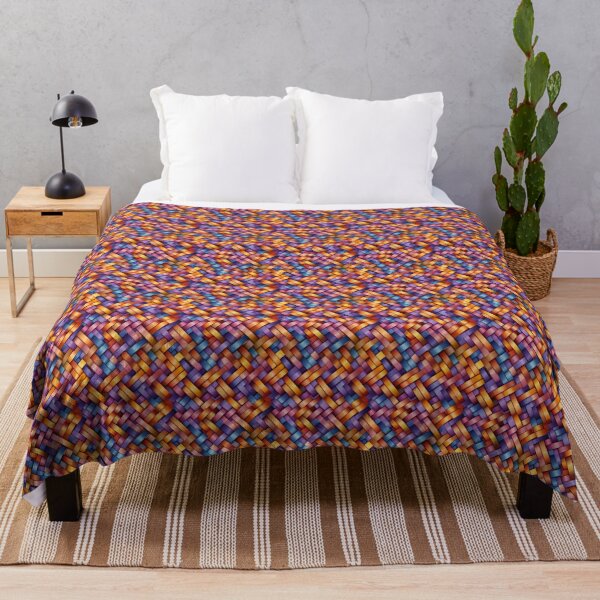 Item preview, Woven Color Planes: Vibrant Artwork Print designed and sold by Loftninjas.