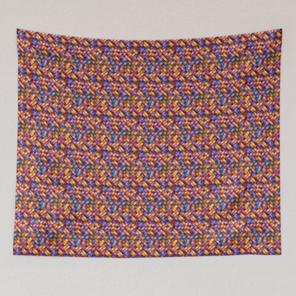 Item preview, Woven Color Planes: Vibrant Artwork Print designed and sold by Loftninjas.