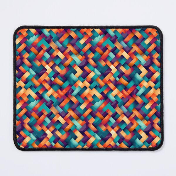 Item preview, Woven Color Planes: Vibrant Artwork Print designed and sold by Loftninjas.