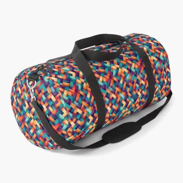 Item preview, Woven Color Planes: Vibrant Artwork Print designed and sold by Loftninjas.