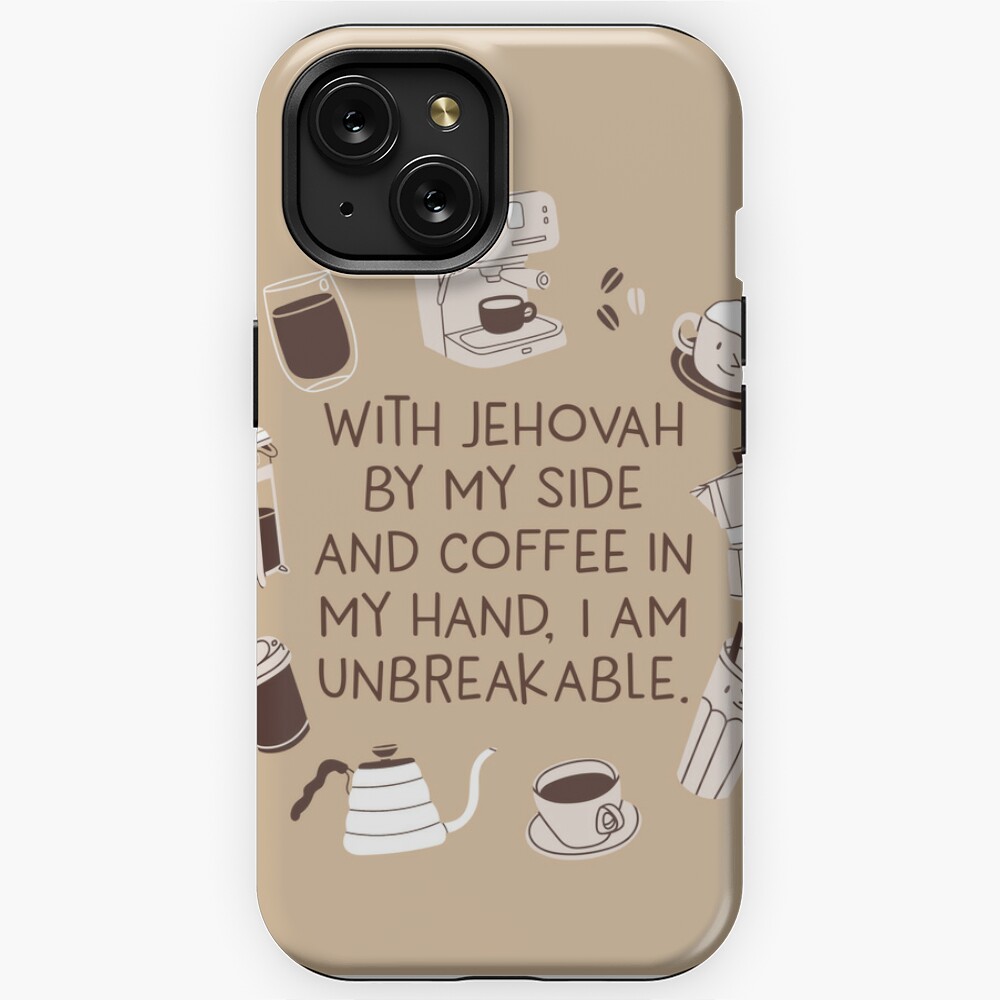 With Jehovah By My Side and Coffee in My Hand, I Am Unbreakable. Coffee Mug  for Sale by Paper Bee Gift Shop