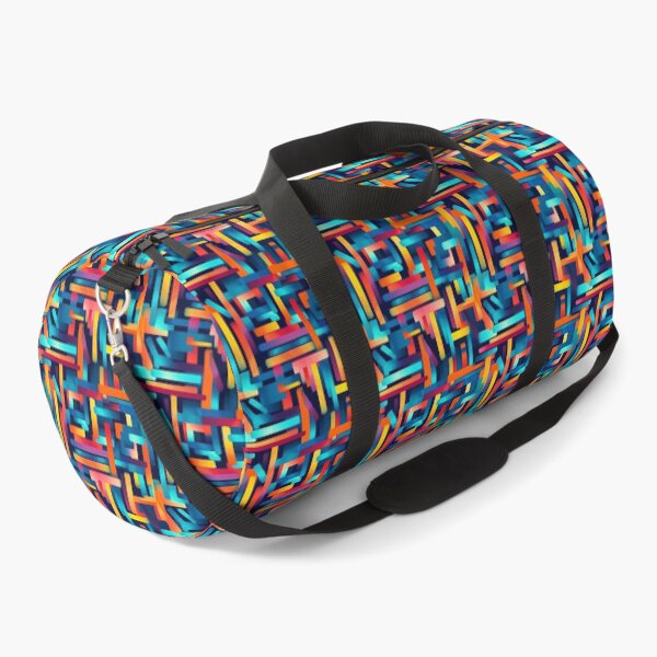 Item preview, Woven Color Planes: Vibrant Artwork Print designed and sold by Loftninjas.