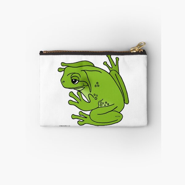 Item preview, black eyed green frog looked down designed and sold by LoyceArms33.
