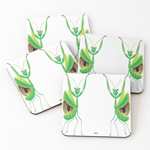 Item preview, two green mantises dancing together designed and sold by LoyceArms33.