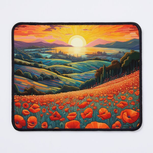 Item preview, Red Roses Flowers Sunset Landscape designed and sold by duke818.