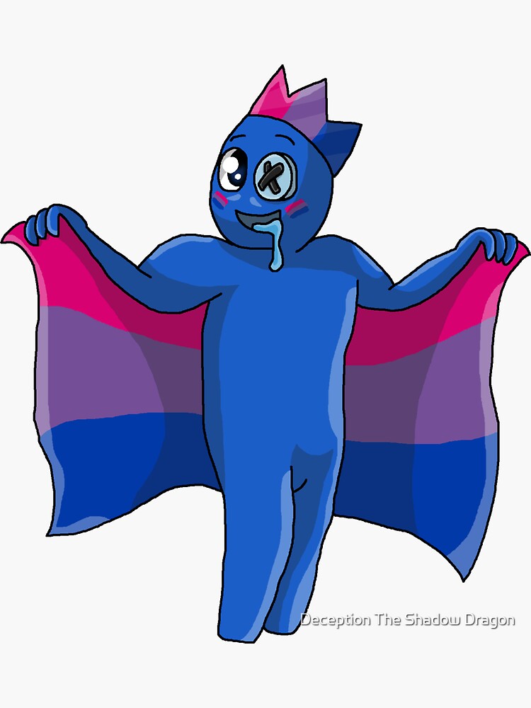 Blue, Red And Purple Halloween (Rainbow Friends) Sticker for Sale by  Deception The Shadow Dragon