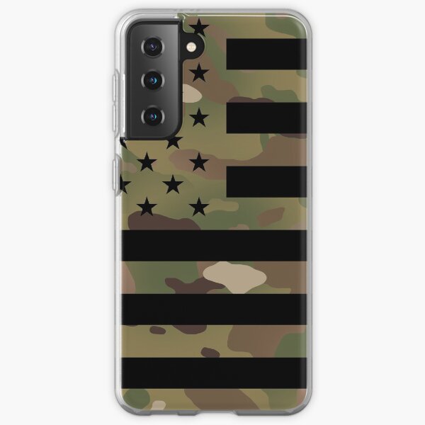 U.S. Flag: Military Camouflage Samsung Galaxy Soft Case
