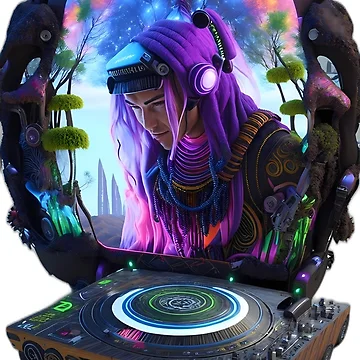 Artwork thumbnail, Parallel Reality Rave by Transelasticart