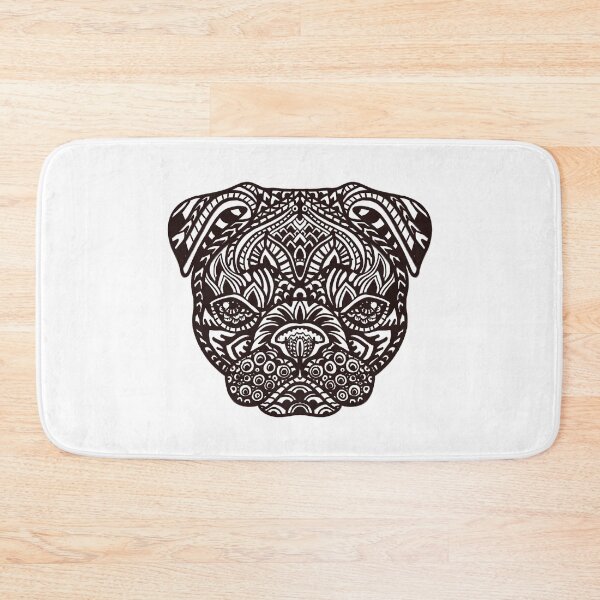 Item preview, Pug Mandala Tattoo designed and sold by Huebucket.