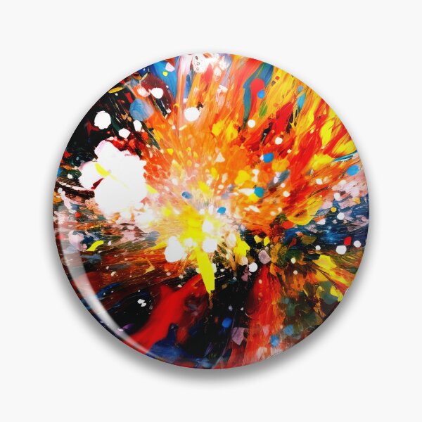 Item preview, Burst of Vibrant Abstract Colors designed and sold by InfiniteArtwave.