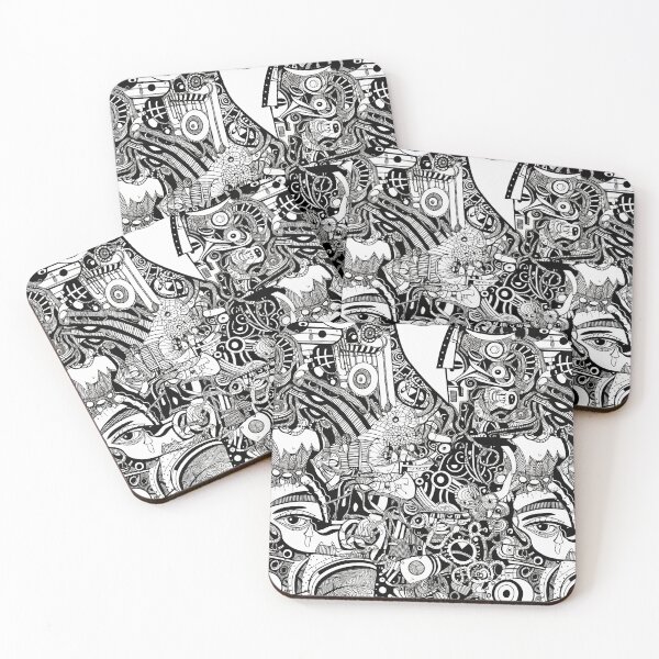 Item preview, Zenoria - Doodle Pattern (1/4) designed and sold by sabantha.