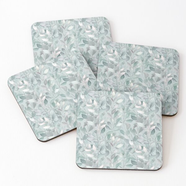 Item preview, Pastel Green Eucalyptus Leaves Pattern designed and sold by sandy3105.