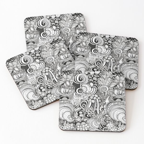 Item preview, Zenoria - Doodle Pattern (3/4) designed and sold by sabantha.
