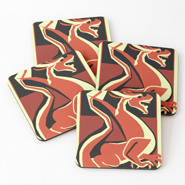 Item preview, Dragon Fantasy Art Deco Orange designed and sold by druidwolfart.