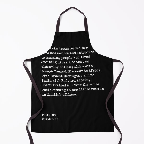Item preview, Matilda - Roald Dahl Quote - Literature - Typewriter Print - Black designed and sold by Studio Grafiikka.