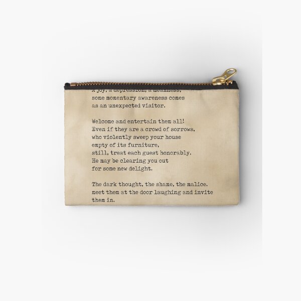 Item preview, The Guest House by Rumi - Typewriter Print on Antique Paper - Literature designed and sold by Studio Grafiikka.