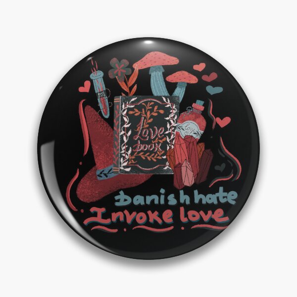 Item preview, Banish hate invoke love designed and sold by pinkyfish1010.