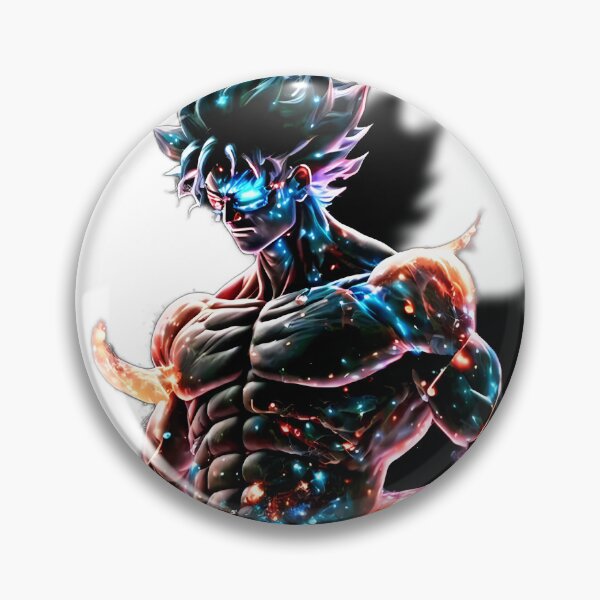 Item preview, Cosmic Power Unleashed: Illustration of Goku in Ultra Instinct Mode, Enveloped in a Star Universe designed and sold by Jhuvel.