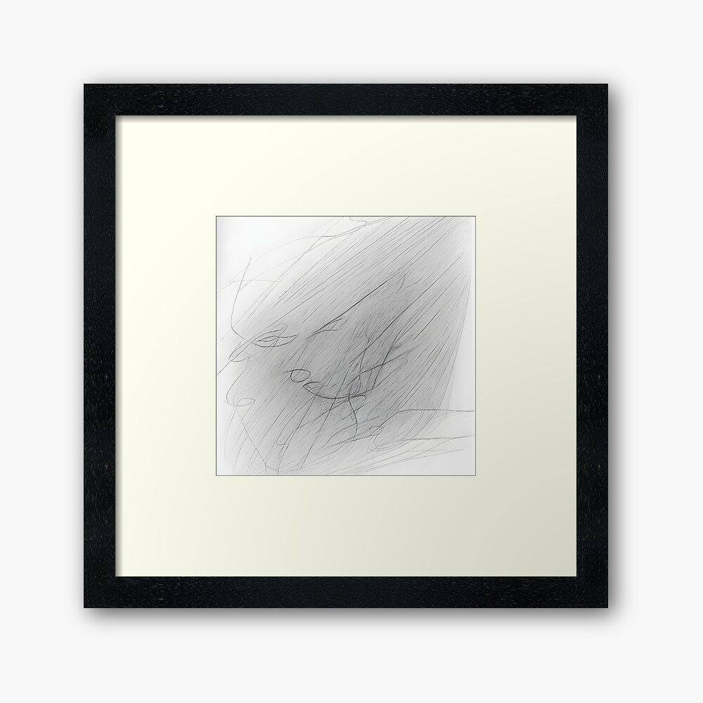 Abstract Art Pencil Sketch Art Board Print for Sale by SketchFusion