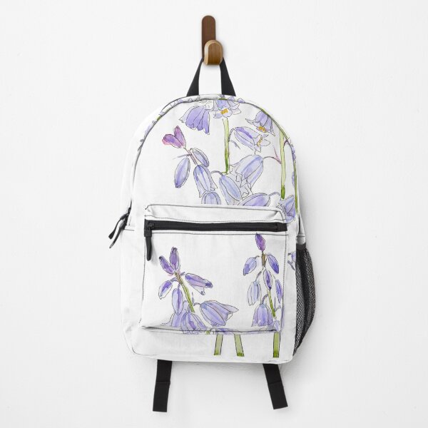 Item preview, Spanish bluebells ink and watercolor 2023 hand painted  designed and sold by ColorandColor.