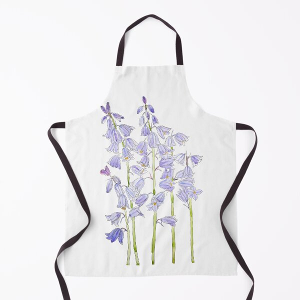 Item preview, Spanish bluebells ink and watercolor 2023 hand painted  designed and sold by ColorandColor.