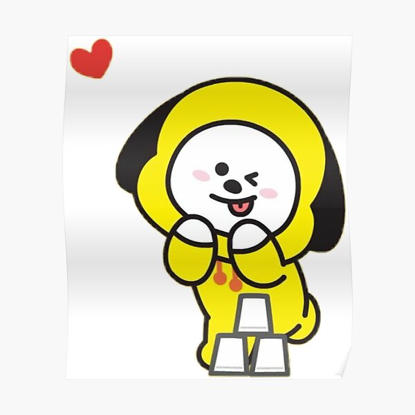 Download Cooky And Chimmy Bt21 Dab Wallpaper | Wallpapers.com
