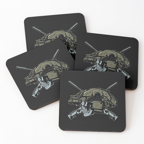 Item preview, Tactical Skull with Cross Rifles designed and sold by RENAGADE4LYF.
