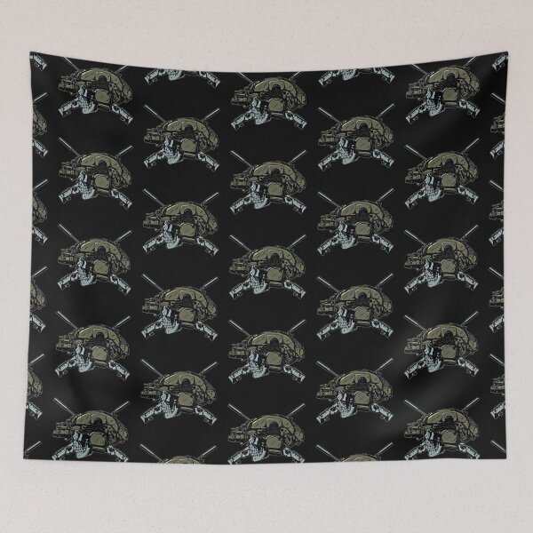 Item preview, Tactical Skull with Cross Rifles designed and sold by RENAGADE4LYF.