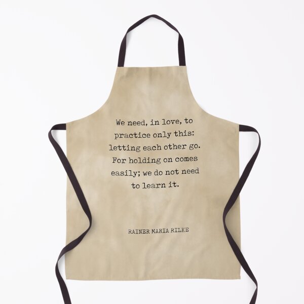 Item preview, Let Each Other Go - Rainer Maria Rilke Quote - Typewriter Print on Antique Paper designed and sold by Studio Grafiikka.
