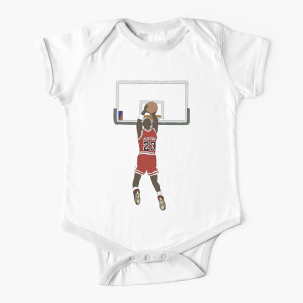 Michael Jordan Game Winner Short Sleeve Baby One-Piece