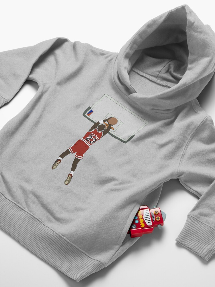 Alternate view of Michael Jordan Game Winner Toddler Pullover Hoodie