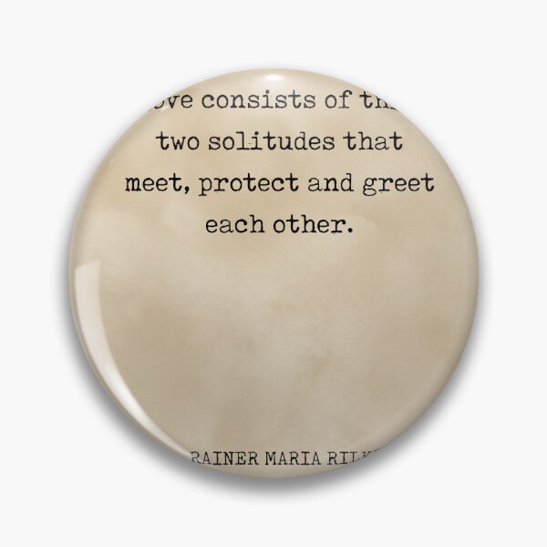 Item preview, Love consists of This - Rainer Maria Rilke Quote - Typewriter Print on Old Paper designed and sold by Studio Grafiikka.
