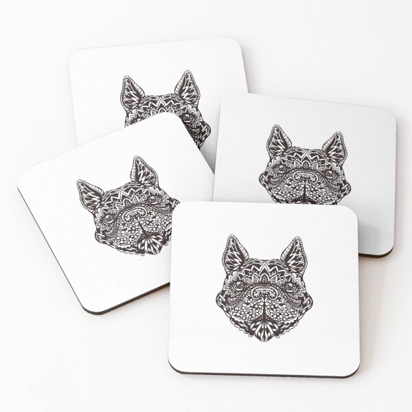 Item preview, Frenchie Mandala Tattoo designed and sold by Huebucket.
