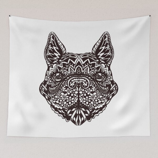 Item preview, Frenchie Mandala Tattoo designed and sold by Huebucket.