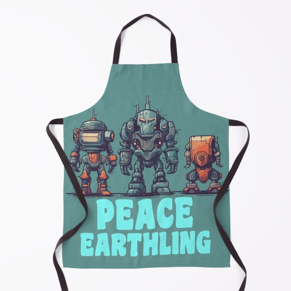 Item preview, Robots Aliens Come in Peace Earthling designed and sold by duke818.