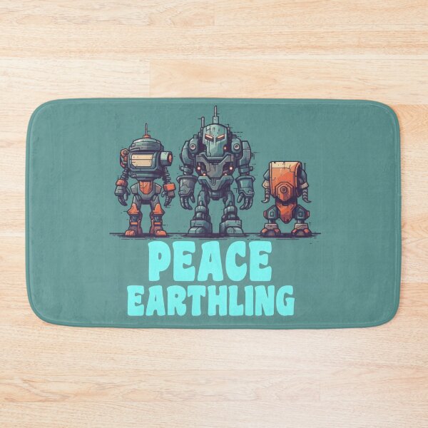 Item preview, Robots Aliens Come in Peace Earthling designed and sold by duke818.