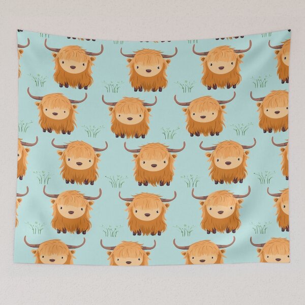Item preview, Highland cows designed and sold by BamboozledCo.