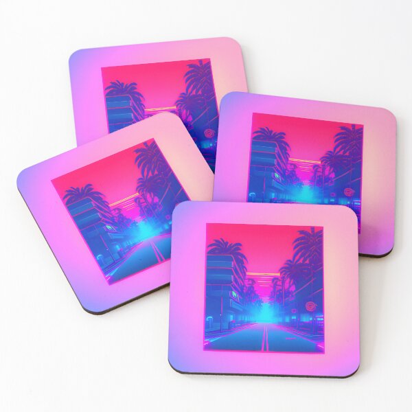 Item preview, Neon Nights: Synthwave Cityscape designed and sold by Hayden Lane.